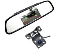 Impermeabile Monitor Per Specchietto Retromarcia LCD TFT Da 5" + CCD Universale Lampada Per Auto Telecamera Notturna Telecamera Regolabile Telecamera Auto