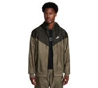 Nike Giacca Con Cappuccio Sportswear Windrunner - Uomo, Oliva Media/Sequoia/Sail, DA0001-222, S
