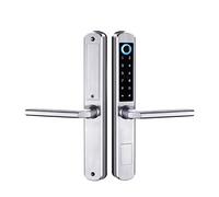 Impermeabile Outdoor Gate Lock Impronte Digitali Codice APP Keyless Smart Lock Serratura elettronica per porta in alluminio/cancello di ferro (Dimensioni: 45) ()