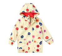 Impermeabile per bambini, con cappuccio, a maniche lunghe, con bottoni, antivento, con tasche, leggero, riutilizzabile, tinta unita, per attività all'aperto, per ragazzi e ragazze