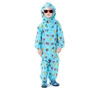 Impermeabile per bambini con chiusura a bottone con cerniera resistente alle