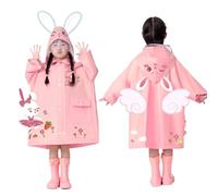 Impermeabile per Bambini Poncho Giacca Antipioggia Leggera Modello Portatile Jogging di Un Pezzo Impermeabili Antivento e Bambino Bambina da Pioggia