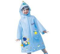 Impermeabile per Bambini Ragazza Ragazzo Bambino Impermeabile Ragazza Abbigliamento Impermeabile Bambino Poncho (Blue, 4-5.5 Years)