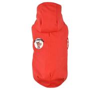 Impermeabile per cani modello Titi con cappuccio rosso Croci
