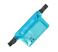 impermeabile per telefono - Accessori da spiaggia, borsa impermeabile, mobile - Borsa impermeabile a 3 strati ad alta capacità per kayak, surf, blu, Consulte la descripción, Vedere