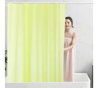 Impermeabile Peva Tenda da Doccia con Ganci Mould-Proof Bagno Tendine 180x180cm