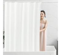 Impermeabile Peva Tenda da Doccia con Ganci Mould-Proof Bagno Tendine 180x180cm