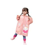 Impermeabile Pioggia Bambini Unisex Bambino Tute da Antipioggia Completo Leggero Mantella in Eva con Cappuccio Portatile Poncho Bambina Giacca