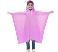 Impermeabile Pioggia Bambini Unisex Bambino Tute da Mantella Antipioggia con Cappuccio Giacche Impermeabili Bimba Bimbo Tasca Cerniera Portatile Impemeabile Scuola Giacca per Ragazzi e Ragazze