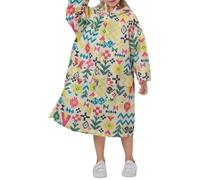Impermeabile Pioggia Bambini Unisex Bambino Tute da Mantella Antipioggia Tutto in Uno Portatile Giacca Leggero Poncho