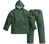 IMPERMEABILE PIOGGIA CACCIA PESCA VERDE GIACCA PANTALONE