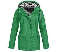 Impermeabile Plus Windproof Solid Outdoor Coat Women Hooded Rain Jacket Raincoat Women's Coat Giacche 100 Grammi