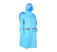 Impermeabile Poncho Pioggia Zaino da esterno riflettente unisex Impermeabile Copertura antipioggia Mantella con poncho antipioggia in un unico pezzo for escursionismo, campeggio, ciclismo(Blue,M)