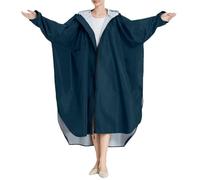 Impermeabile Poncho -Poncho Antipioggia Per Adulti, Unisex, Lungo, Impermeabile Da Esterno Con Cappuccio, In Materiale Pu, Leggero E Alla Moda, Per Ciclismo, Escursionismo E Viaggi. Cappotto Vestaglia