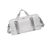 Impermeabile PVC Sport Duffle Borse Con Spazioso Interno Crossbody Borse Per Viaggi Palestra E Pendolarismo Da Esterno Sportivo Impermeabile Carryall Bag Pendolare, grigio, Mass Beauty