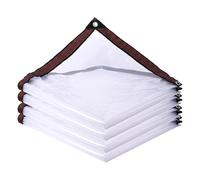 Impermeabile - resistenti all'acqua, copertura trasparente per il sole della pioggia 7 x 20 piedi, trasparenti, copertura isolata per piante da esterno, spiaggia, picnic, tenda di c