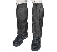 Impermeabile Rip Stop Ghette Nero - Inverno Turismo A Piedi Heavy Duty Nuovo