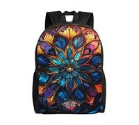 Impermeabile Rucksack Stained Glass Windows Zaino Università L'Uso Quotidiano Zaino Per Le Scuole Per Trekking, Studenti, Idea Regalo, 42X32X14Cm