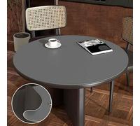 Impermeabile Runde Leder Tischdecke für Biertische50cm langlebig doppellagiger Schutz ideale per OutdoorEvents Partys Garten BBQ wasserdicht elegante vielseitig.