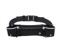 Impermeabile Running Marsupio Con Strisce Riflettenti Sport Fanny Pack Phone Bag Per Corsa Sport Viaggi Escursioni, Colore: nero.