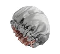Impermeabile Shower Cap for Women, 2-Layer Elastic Hair Protector Bonnet Long Braids, Reusable Cap for Spa, Home, Ladies, Friends & Colleagues, Keeps Hair Dry and Protected