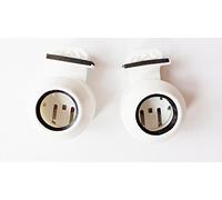 Impermeabile T8ho T8 Lampadina Socket fai da te Parte Illuminazione Reef 1 coppia (2 pezzi)