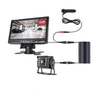 Impermeabile Telecamera Retromarcia AHD Auto Monitor Rimorchio Parcheggio Camion Telecamera Retromarcia 24V Schermo 7 Pollici Regolabile Telecamera Auto(MBUSD-15M)