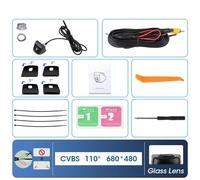 Impermeabile Telecamera Retromarcia Auto Lente Dorata 1080P Visione Notturna Full HD A 170° Telecamera Veicoli Universale Regolabile Telecamera Auto(A-110Deg)