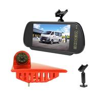 Impermeabile Telecamera Retromarcia Luce Freno Alta Telecamera Retromarcia Kit Monitor Per Master Per Opel Per Movano Per NV400 Regolabile Telecamera Auto(Camera Kit)