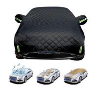 Impermeabile Telo Copriauto per Renault Twingo II/III Hatchback 2007-2025, Telo Auto con Fodera in Cotone, Addensare Antigrandine Copri Auto da Esterno Antipolvere Anti-UV