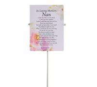 Impermeabile Tomba Memorial Card E 30cm Card Sostegno - Scelta Design