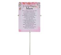 Impermeabile Tomba Memorial Card E 30cm Card Sostegno - Scelta Design