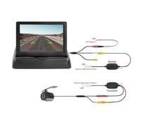 Impermeabile Trasmettitore E Ricevitore Wireless Per Auto Per Telecamera Retromarcia Monitor Per Assistenza Al Parcheggio Regolabile Telecamera Auto(BF)