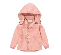 Impermeabile Trench Bambini Ragazzi Ragazze Cappuccio Lungo Giacca a Vento Autunnale Casual Capispalla Elegante (3-4 Years)