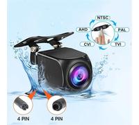 Impermeabile Videocamera Vista Posteriore Obiettivo Fisheye Per Dash Cam Visione Notturna Telecamera Retromarcia 4 Pin Regolabile Telecamera Auto