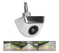 Impermeabile Visione Notturna Assistenza Auto Traiettoria Dinamica Intelligente Linea Parcheggio Telecamera Retromarcia Auto Regolabile Telecamera Auto(Argento)