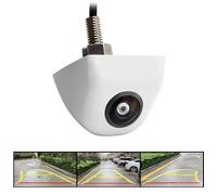 Impermeabile Visione Notturna Assistenza Auto Traiettoria Dinamica Intelligente Linea Parcheggio Telecamera Retromarcia Auto Regolabile Telecamera Auto(BIANCO)