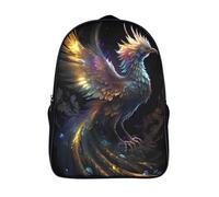 impermeabile zaino per la scuola la luce del nirvana uomo e donna laptop indietro zaini 2 scomparto fenice tracolla regolabile stampato 3d zaini impermeabile-16，perfetto per adulti per escursionismo