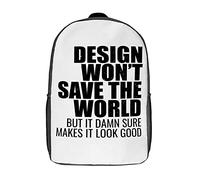 Impermeabile Zaino Scuola Good Architecture Design Zaino Universita Eleganti Borsa Da Viaggio Per Escursionismo, Studenti, Trekking, 42X32X14Cm