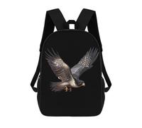 Impermeabile Zaino Università Peregrine Falcon Flying Printed Backpack Multicolor Zainetto Scuola Per Trekking, Idea Regalo, Adulti, 42X32X14Cm