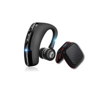 Impermeabili Earbuds X13 Auricolare Singolo Bluetooth 5.1 Auricolare Attività Commerciali Lunga Durata Standby Auricolare Gioco Sportivo Riduzione Rumore Vivavoce Cuffie da gioco(V9 With Bag)