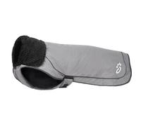 Impermeabili per cani Mountain Paws Reflective Fleece-Lined Dog Raincoat Taglia: M / Colore: grigio