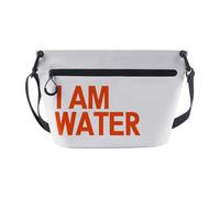 Impermeabilizza la borsa da viaggio asciutta con la chiusura lampo Wash Pack Borsa a tracolla antipioggia Borse da nuoto in PVC portatile durevole sacchetto di nuoto in PVC portatile, Colore: bianco