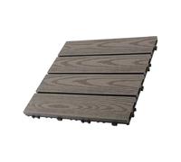 Impermeabilizzato Composito Legno Decking Board Sun Resistente Giunzioni Pavimentazione Sicuro Per I Bambini Pet Uso Esterno Tipo Pesante Piastrella Esterna