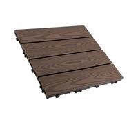 Impermeabilizzato Composito Legno Decking Board Sun Resistente Giunzioni Pavimentazione Sicuro Per I Bambini Pet Uso Esterno Resistente alle intemperie Decking Composito