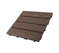 Impermeabilizzato Composito Legno Decking Board Sun Resistente Giunzioni Pavimentazione Sicuro Per I Bambini Pet Uso Esterno Tipo Pesante Piastrella Esterna