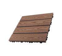 Impermeabilizzato Composito Legno Decking Board Sun Resistente Giunzioni Pavimentazione Sicuro Per I Bambini Pet Uso Esterno Tipo Pesante Piastrella Esterna