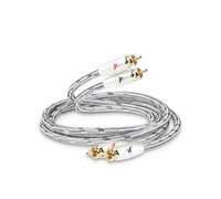 Impeto Cavi RCA Audio Alta Qualità, Cavo Audio 2 RCA Cinch Maschio a Maschio Nylon Treccia Connettori Placcati in Oro per CD, DVD, Home Theater, TV, Altoparlanti, Amplificatori, ecc - 1 m
