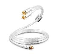 Impeto Cavo per subwoofer Cavo 2 RCA a 1 RCA Y Subwoofer Coassiale Digitale High end Audiophile S-OCC Cavi 1 Connettore Maschio su 2 Connettori Maschio, amplificatori, con ricevitori AV subwoofer 1.5m