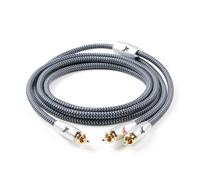 Impeto Cavo RCA a 2 RCA Cavo subwoofer Audio Y Coassiale Digitale Alta qualità - Cavi 1 Connettore Maschio su 2 Connettori Maschio, per amplificatori, ricevitori AV con subwoofer 1m
